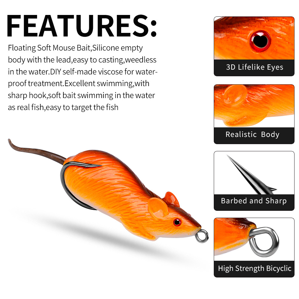 Topwater Mouse Soft Fishing Lure thumb 4