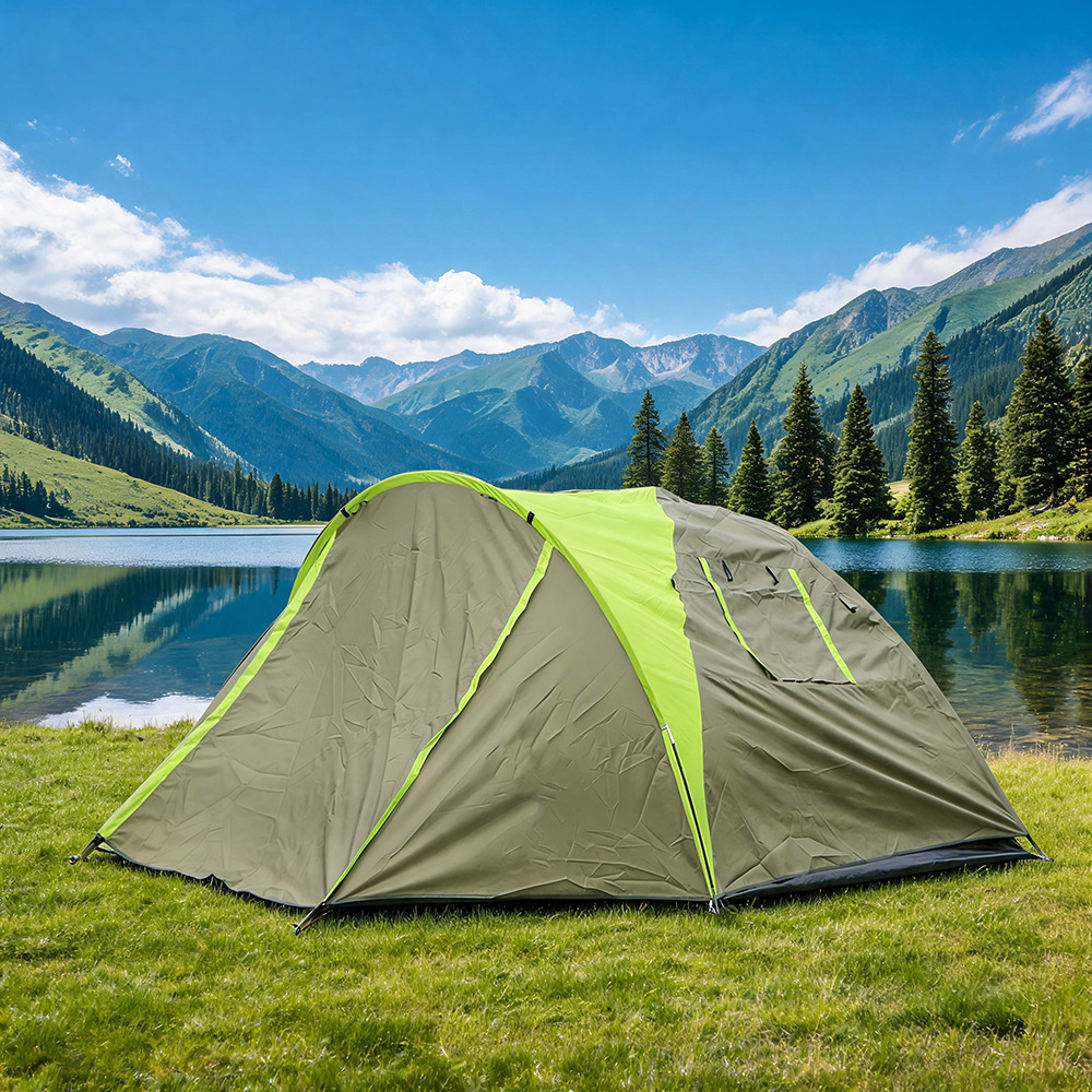 Sunflower Outdoor Camping Tent (210+120×230)×140CM thumb 5