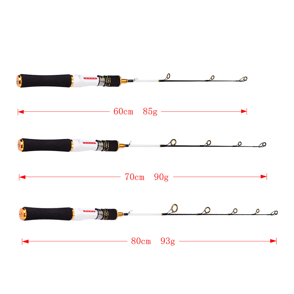 One-Piece Fiberglass Ice Fishing Rod thumb 1