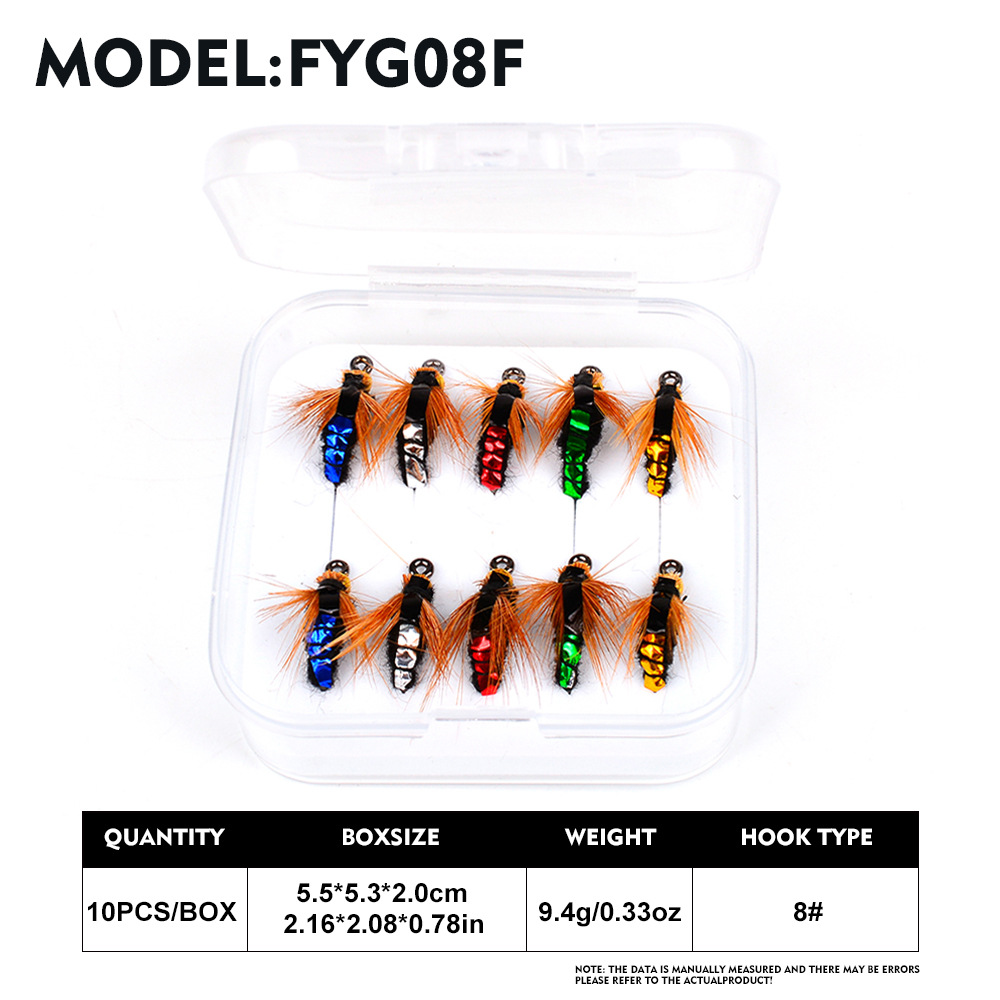 Sunflower Boxed Bionic Fly Fishing Flies Lures Micro Trout Ant Mosquito Insect Tackle thumb 11