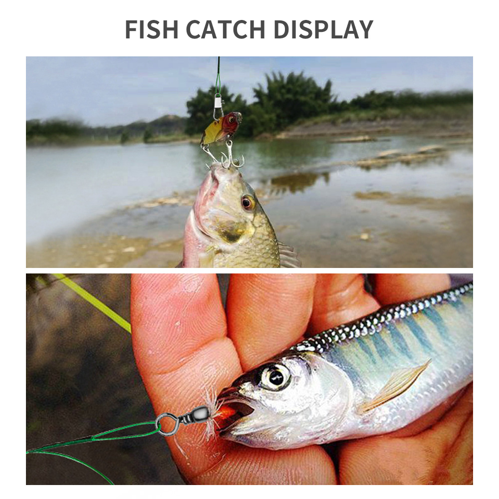 Sunflower Stainless Steel Anti-Bite Lure Wire Leader With Swivel Snap thumb 9