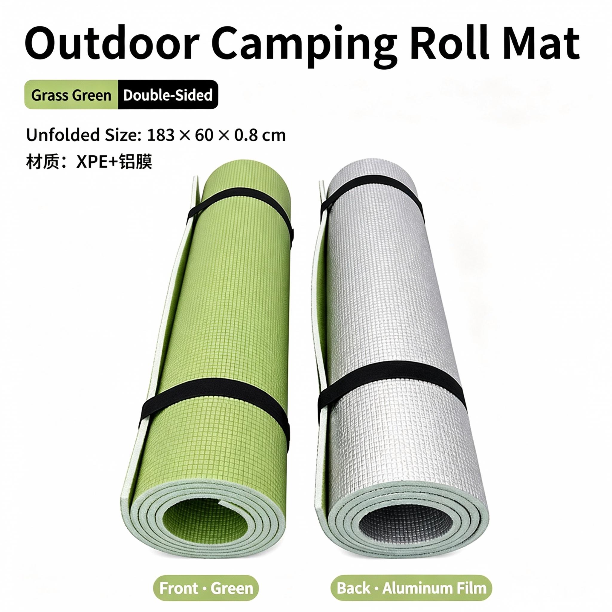 Sunflower XPE Double Sided Aluminum Film Camping Roll Mat, Waterproof Moisture Proof Tent Pad thumb 1