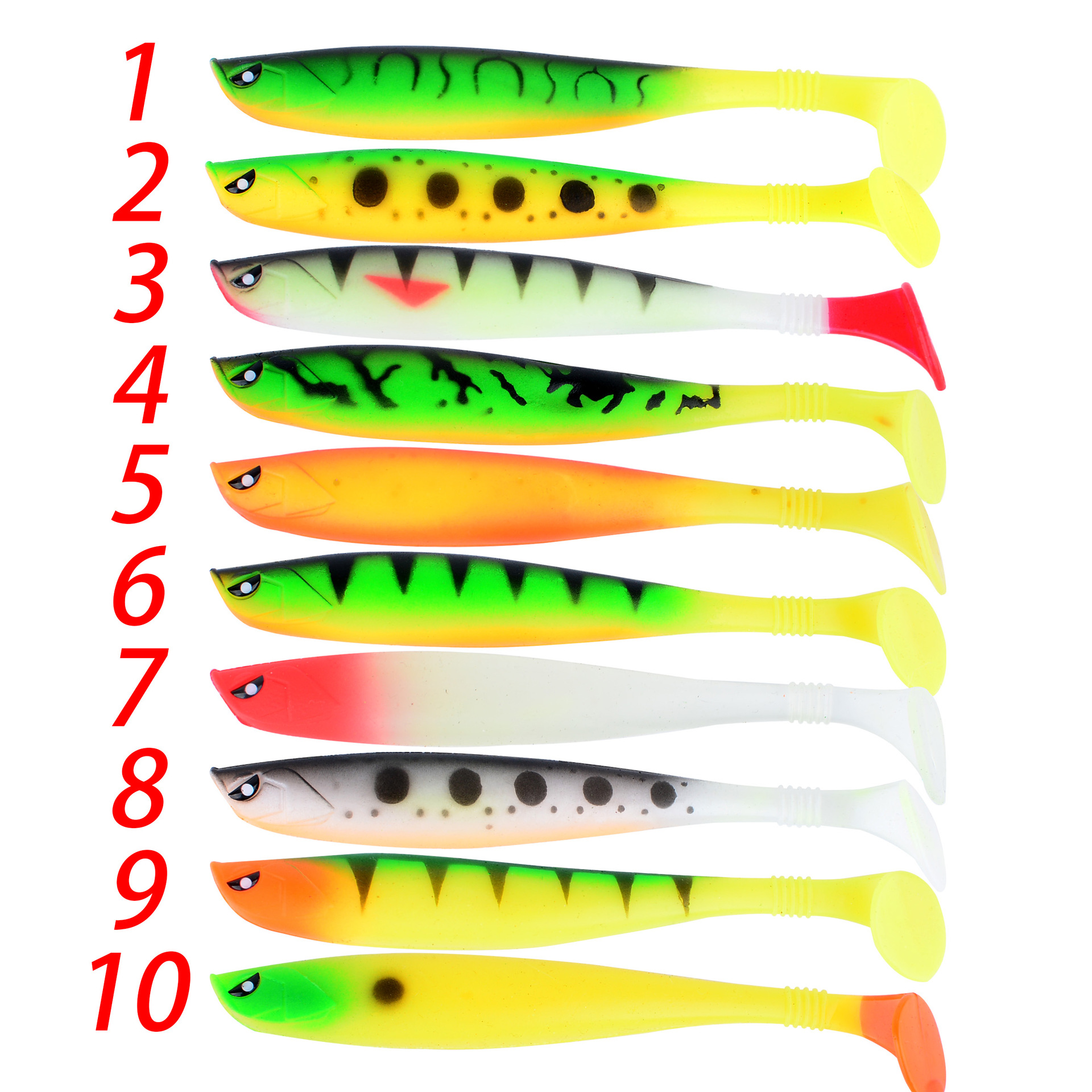 Sunflower T-Tail Soft Fishing Lure 12cm/9g Saltwater & Freshwater Bait thumb 14