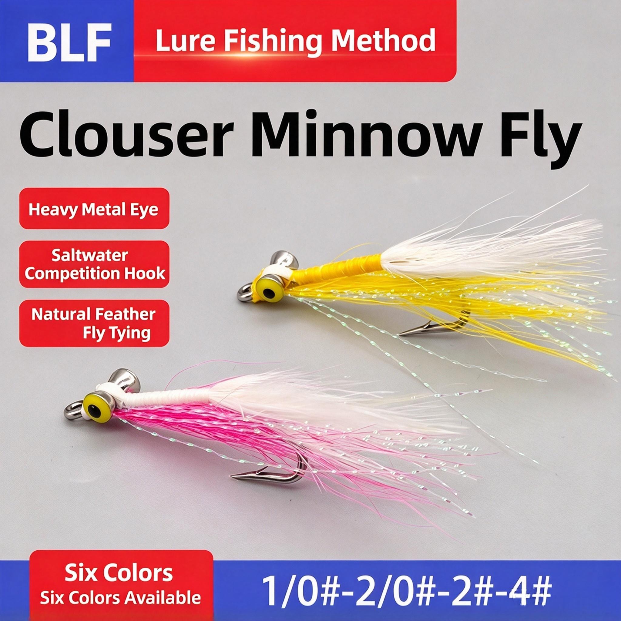 Sunflower Crazy Charlie Minnow Streamer Fly Fishing Flies, Hand‑Tied Artificial Streamer Lure for Trout, Pike, Bass Freshwater & Saltwater Fly Fishing thumb 8