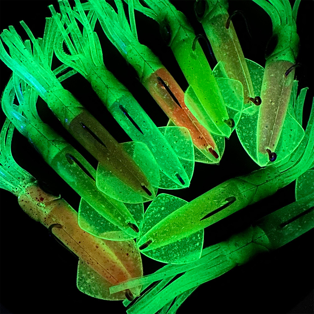 Sunflower Luminous UV Squid Soft Lure DW6127 thumb 3