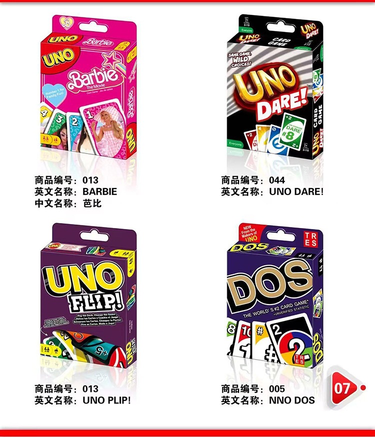 Sunflower Multi IP Themed UNO Family Card Board Game Cards thumb 44