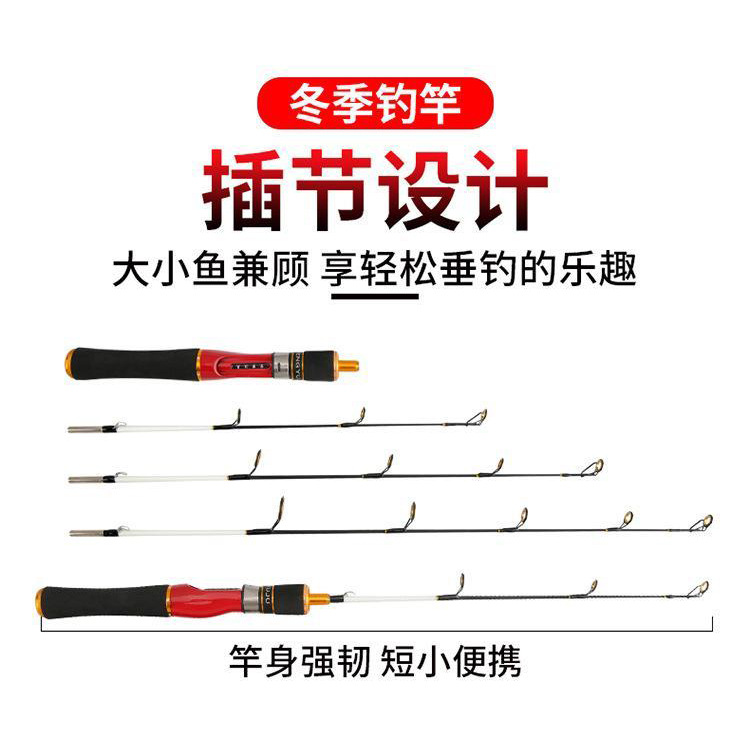 One-Piece Fiberglass Ice Fishing Rod thumb 3