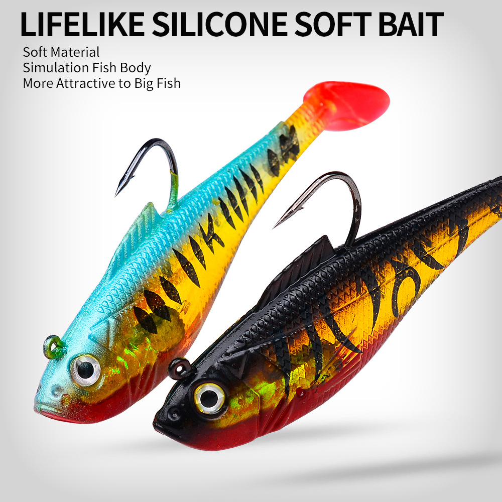 Sunflower T‑Tail Lead Soft Swimbait Lure DW6085 thumb 12