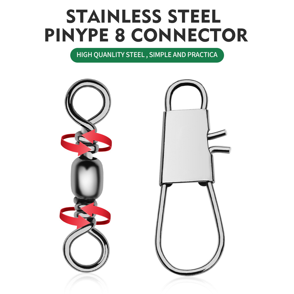 Sunflower Stainless Steel Anti-Bite Lure Wire Leader With Swivel Snap thumb 7