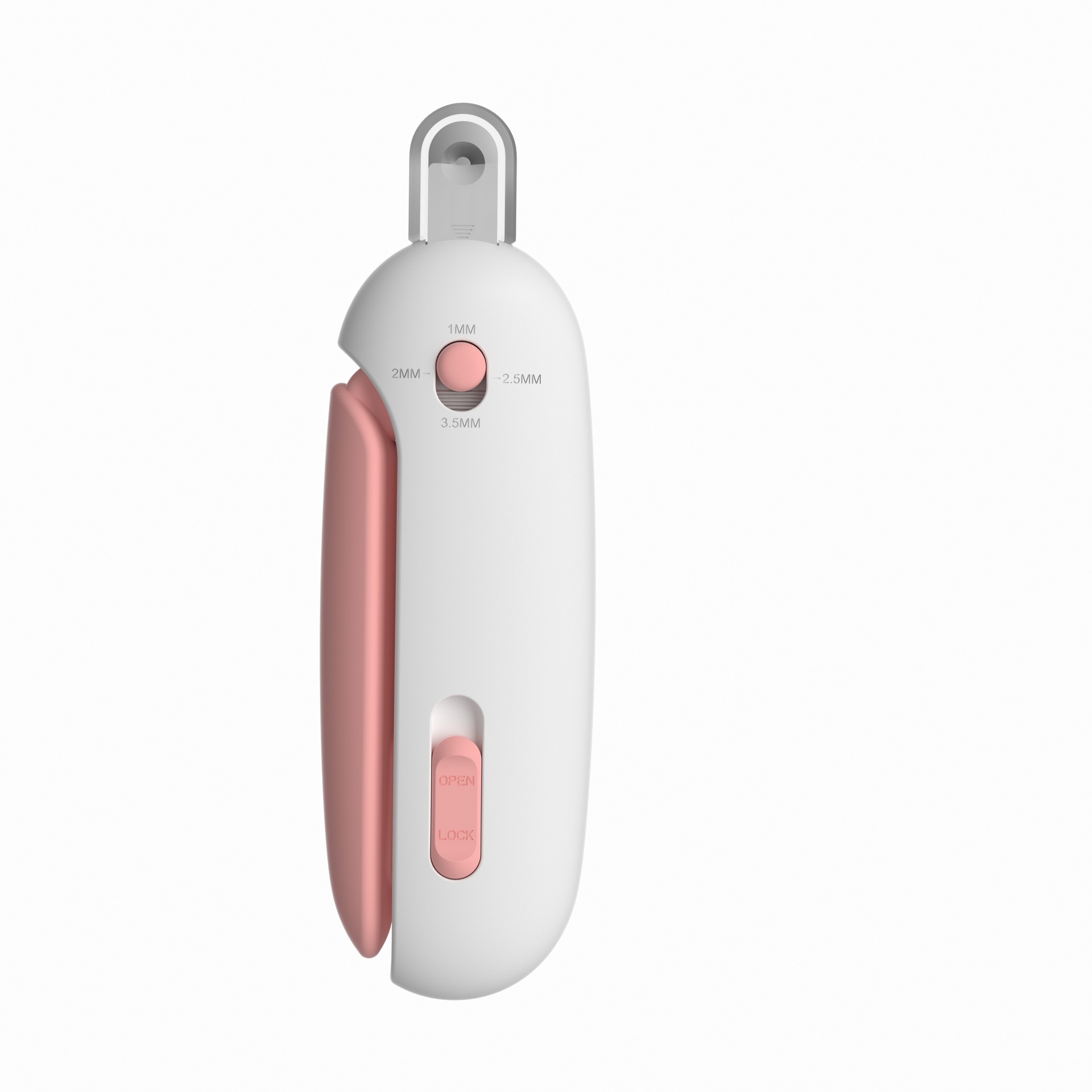 Sunflower Cat Push-Push Safety Nail Clipper With Hidden Nail File