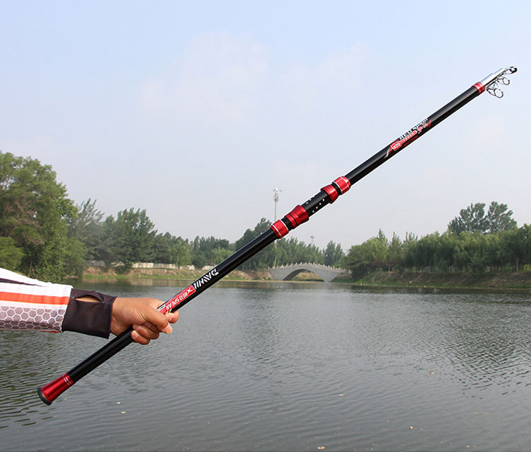 Sunflower Carbon Telescopic Surf Casting Rod, Extra Hard Power Anchor Fishing Rod 2.1m-4.5m thumb 17
