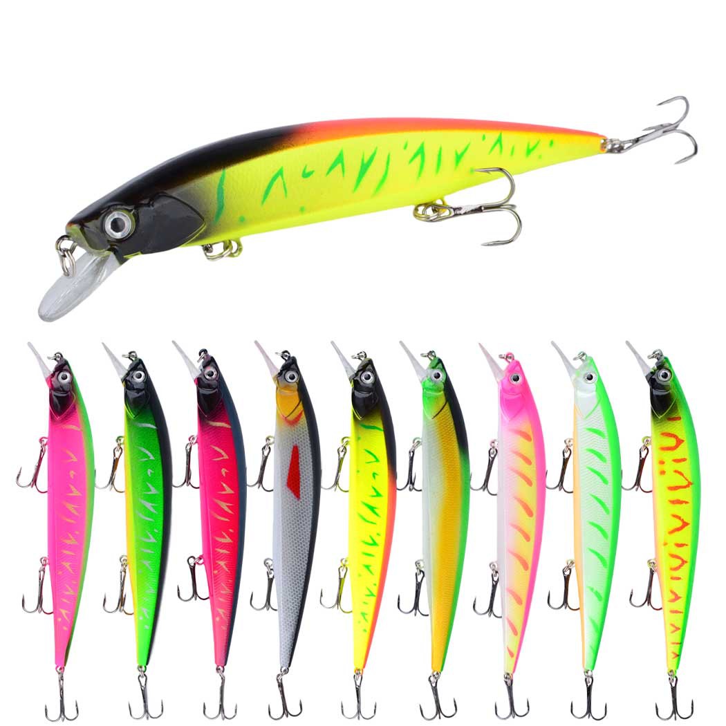 Sunflower Floating Minnow Fishing Lures 14cm 20g Hard Bait For Freshwater Saltwater Fishing
