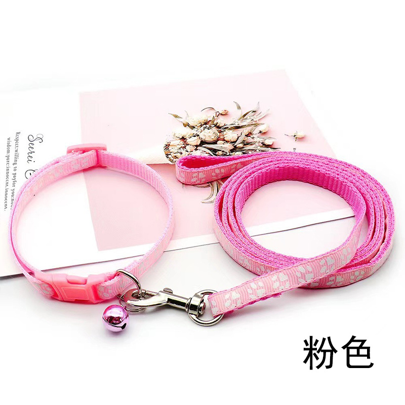 Paw Print Pet Collar & Leash Set thumb 6