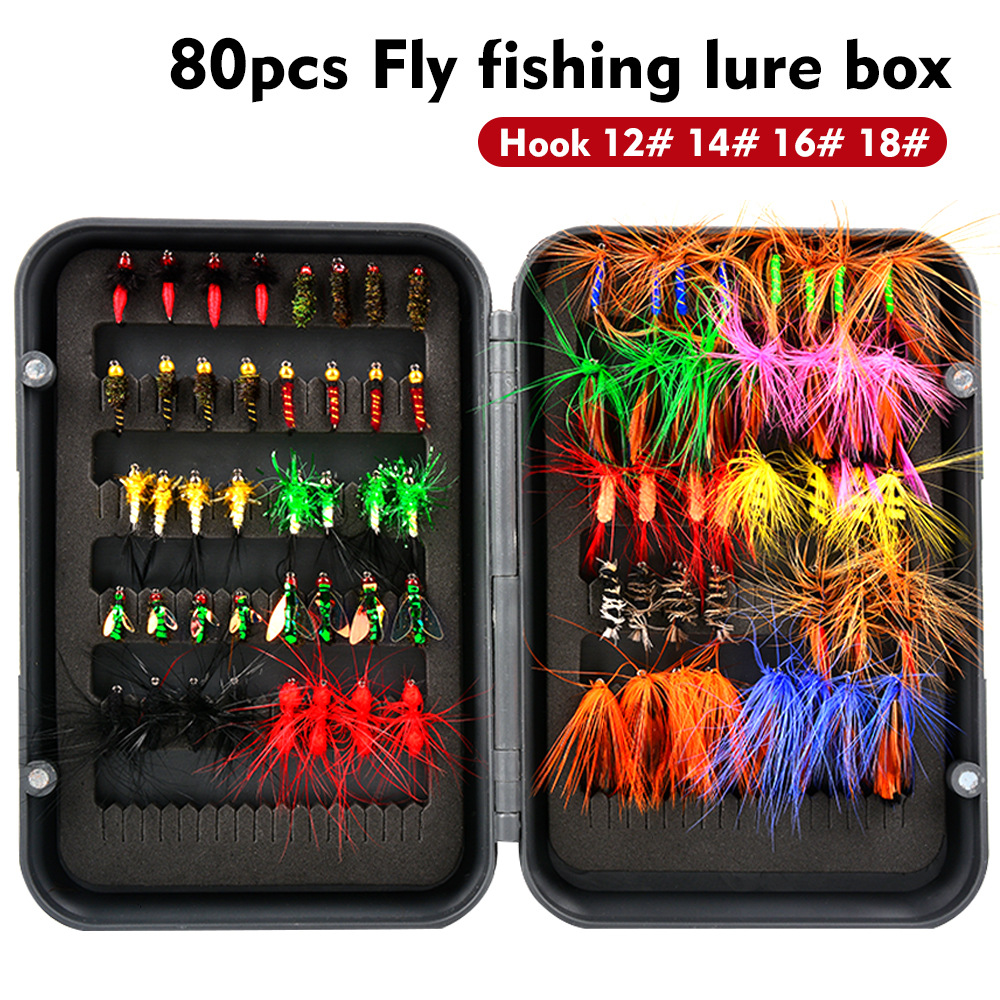 Sunflower Boxed Bionic Fly Fishing Flies Lures Micro Trout Ant Mosquito Insect Tackle thumb 12