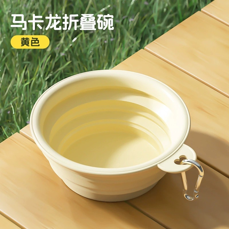 Sunflower Foldable Silicone Pet Bowl, Portable Travel Feeding Water Bowl for Dogs & Cats thumb 1