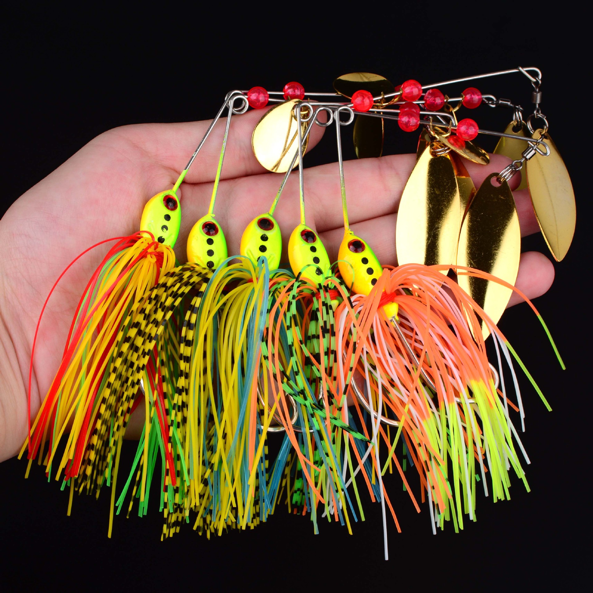 Sunflower Willow Blade Buzz Bait Spinner Lure 16g Anti-Hang Bottom Fishing Bait