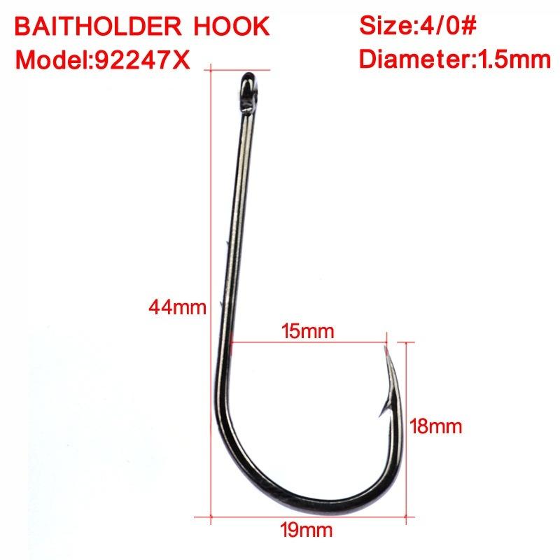 Sunflower 92247X Stainless Steel Barbed Single Fishing Hooks Sea Angling Hooks Sizes 1#-6# & 1/0#-6/0# thumb 12