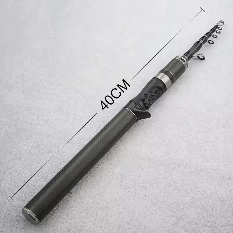 Sunflower Telescopic Ultralight Lure Fishing Rod, Carbon Portable Travel Rod thumb 3