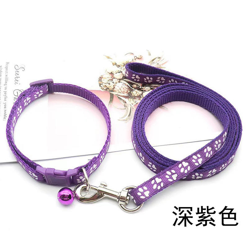 Paw Print Pet Collar & Leash Set thumb 19
