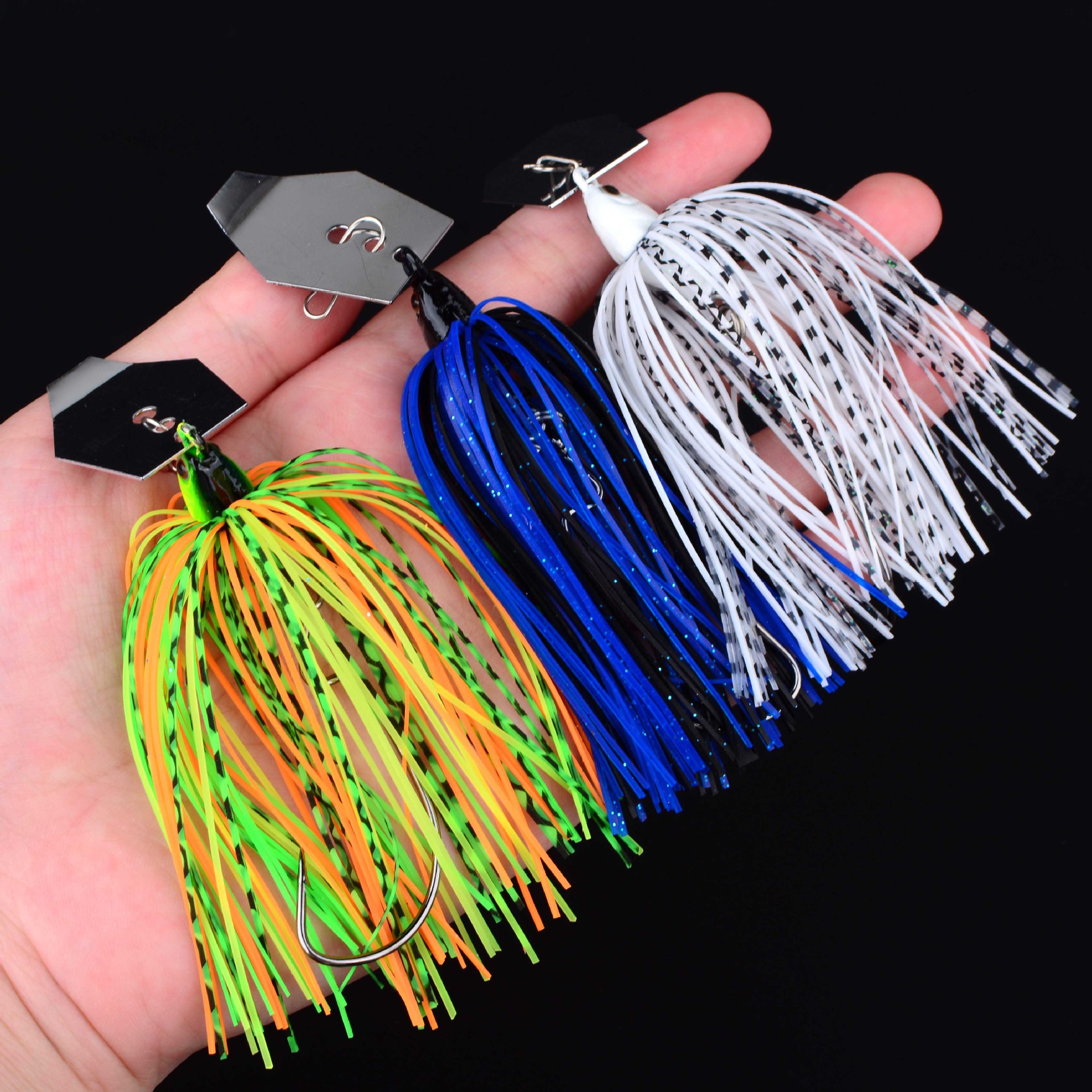 Sunflower Chatter Bait Buzz Lure 9cm 12.5g Anti-Hang Spinner Jig For Bass Fishing thumb 3