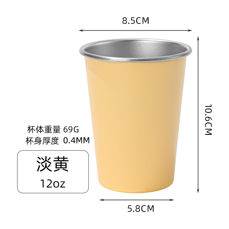 Rimmed 304 Stainless Steel Pint Cup thumb 11