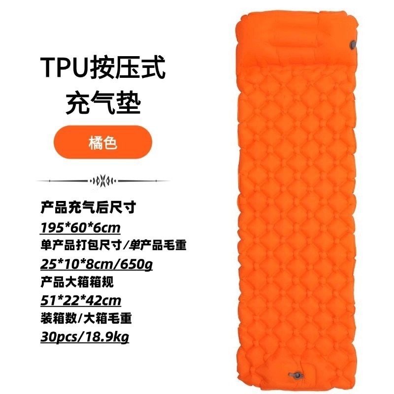 Sunflower TPU Inflatable Camping Sleeping Pad, Portable Backpacking Air Mattress for Outdoor Hiking thumb 6