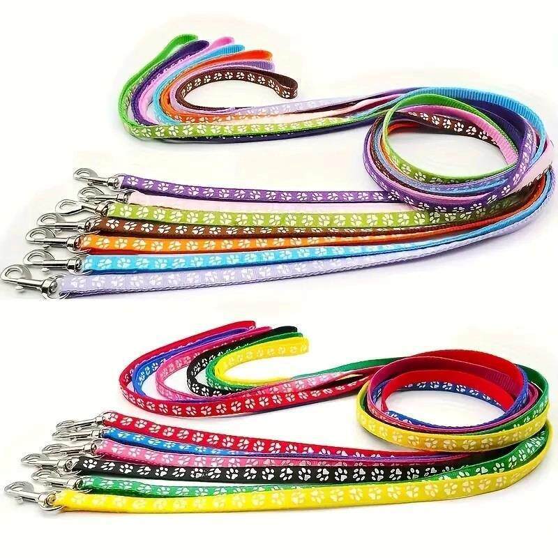 Paw Print Pet Collar & Leash Set thumb 2