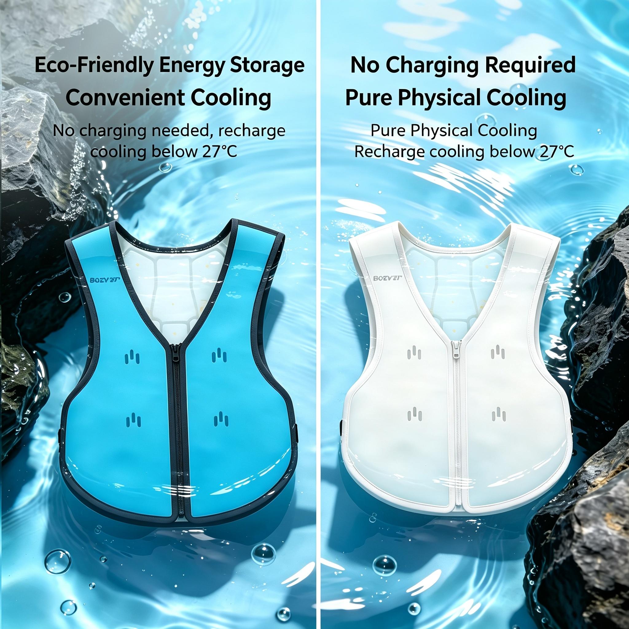 Sunflower PCM Phase Change Cooling Vest No Charging Physical Cold Storage thumb 1