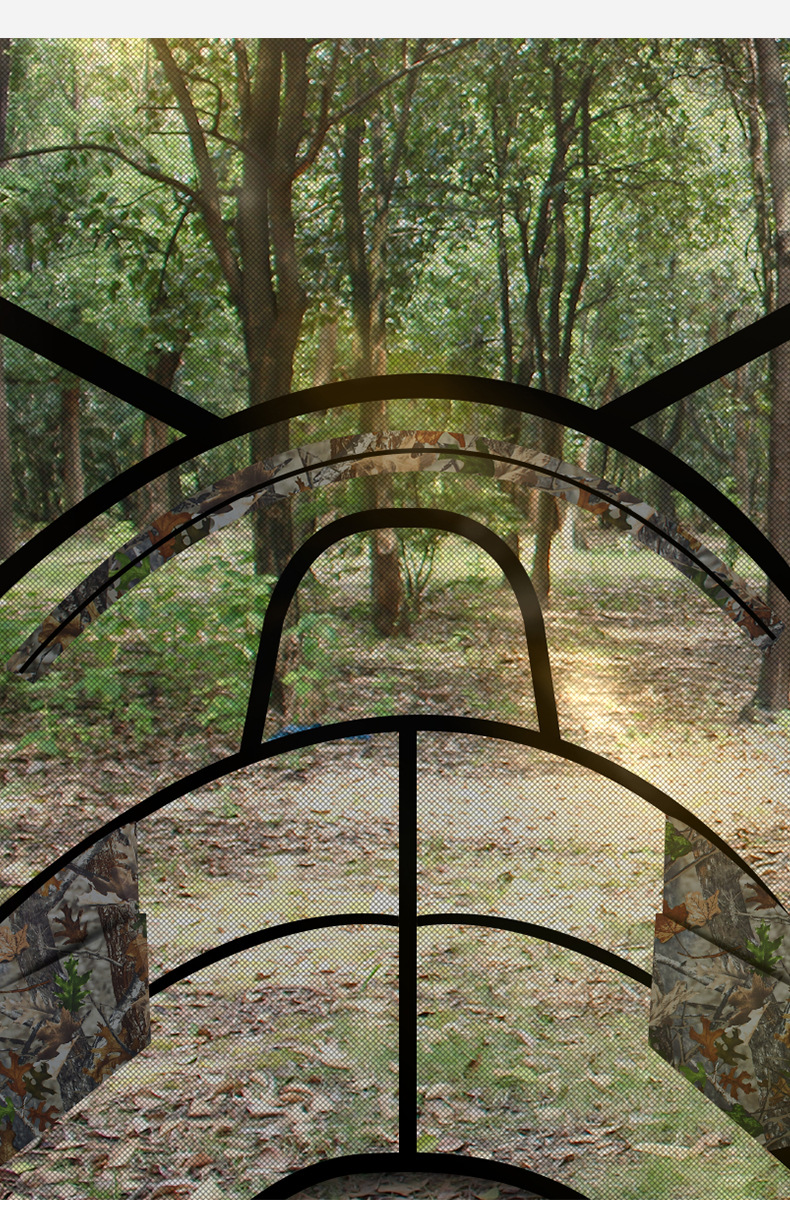 Sunflower One Person Camouflage Hunting Blind Tent Quick Instant Setup thumb 3