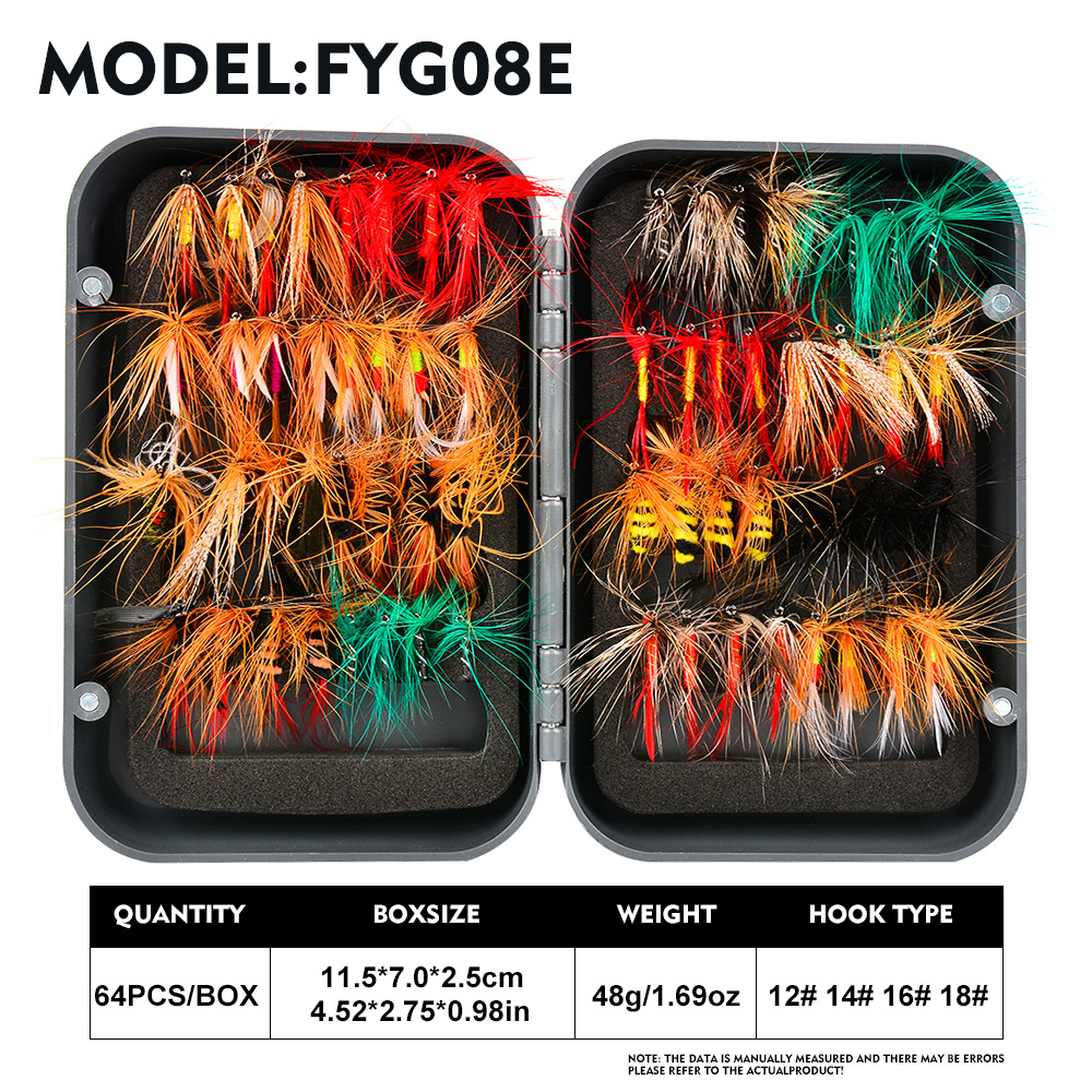 Sunflower Boxed Bionic Fly Fishing Flies Lures Micro Trout Ant Mosquito Insect Tackle thumb 9