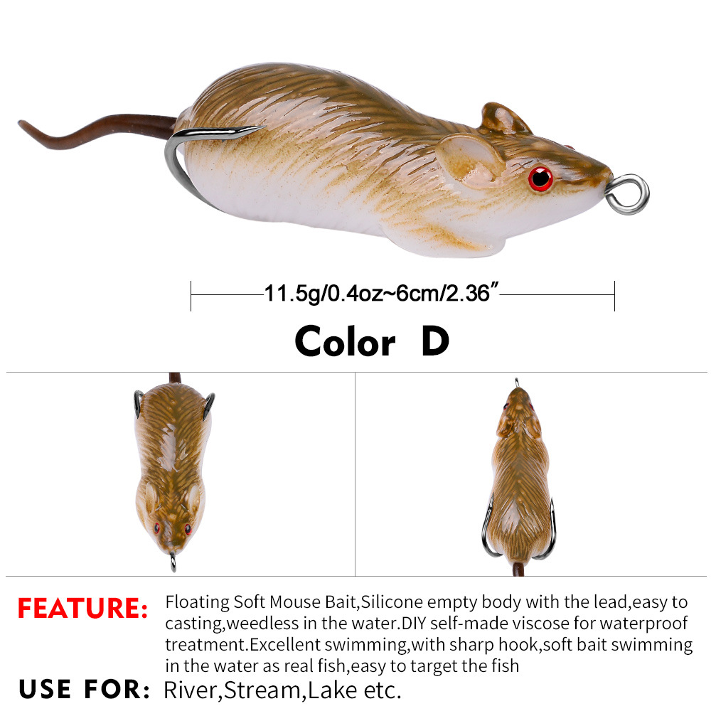 Topwater Mouse Soft Fishing Lure thumb 13