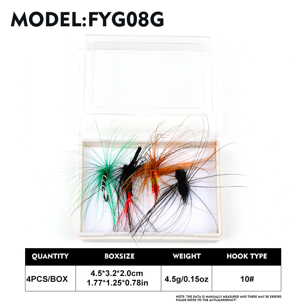 Sunflower Boxed Bionic Fly Fishing Flies Lures Micro Trout Ant Mosquito Insect Tackle thumb 10
