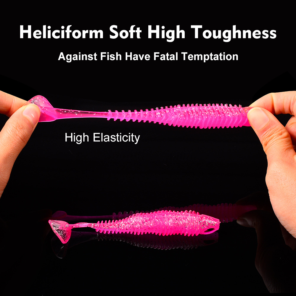 Sunflower Thread T‑Tail Soft Worm Lure DW6130 thumb 2