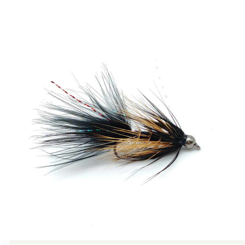 Sunflower Power Mynah Streamer Fly Fishing Flies, Hand Tied Feather Artificial Streamer Lure for Trout, Bass Freshwater Fly Fishing thumb 10