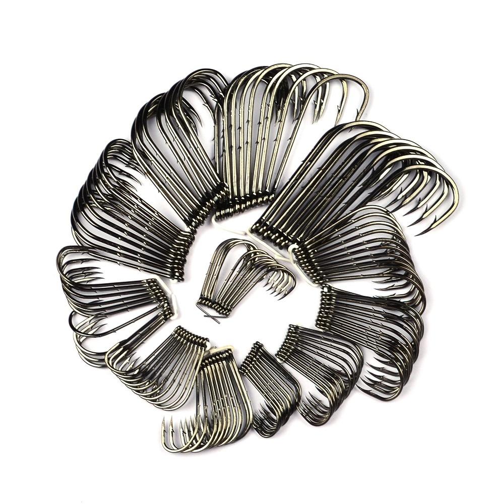 Sunflower 92247X Stainless Steel Barbed Single Fishing Hooks Sea Angling Hooks Sizes 1#-6# & 1/0#-6/0# thumb 2