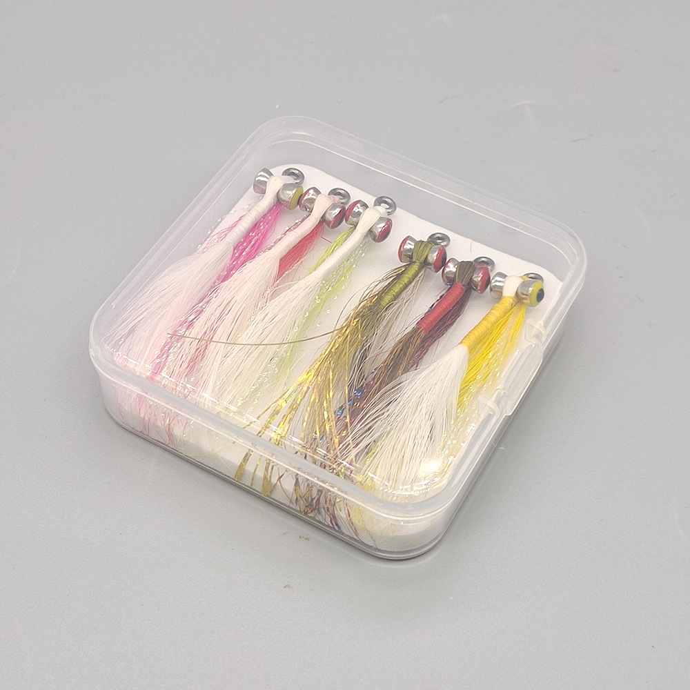 Sunflower Crazy Charlie Minnow Streamer Fly Fishing Flies, Hand‑Tied Artificial Streamer Lure for Trout, Pike, Bass Freshwater & Saltwater Fly Fishing thumb 13