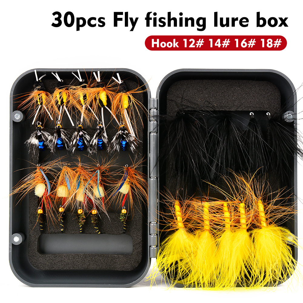 Sunflower Boxed Bionic Fly Fishing Flies Lures Micro Trout Ant Mosquito Insect Tackle thumb 14