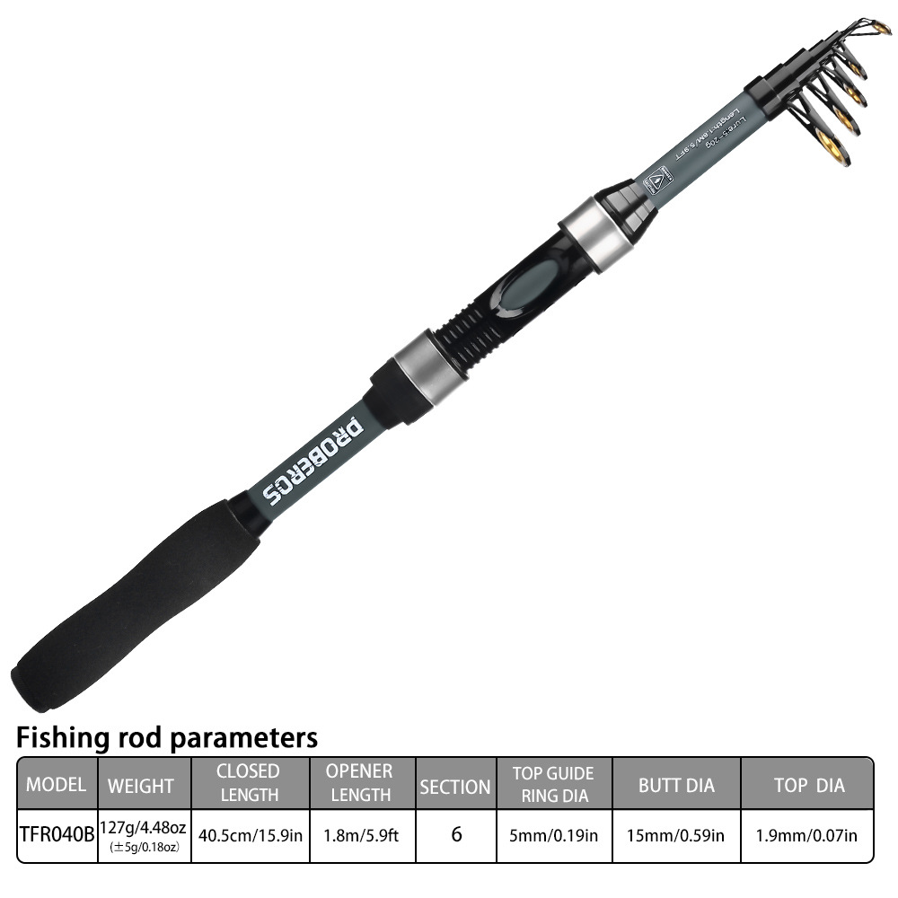 Portable Short Telescopic Sea Rod thumb 1