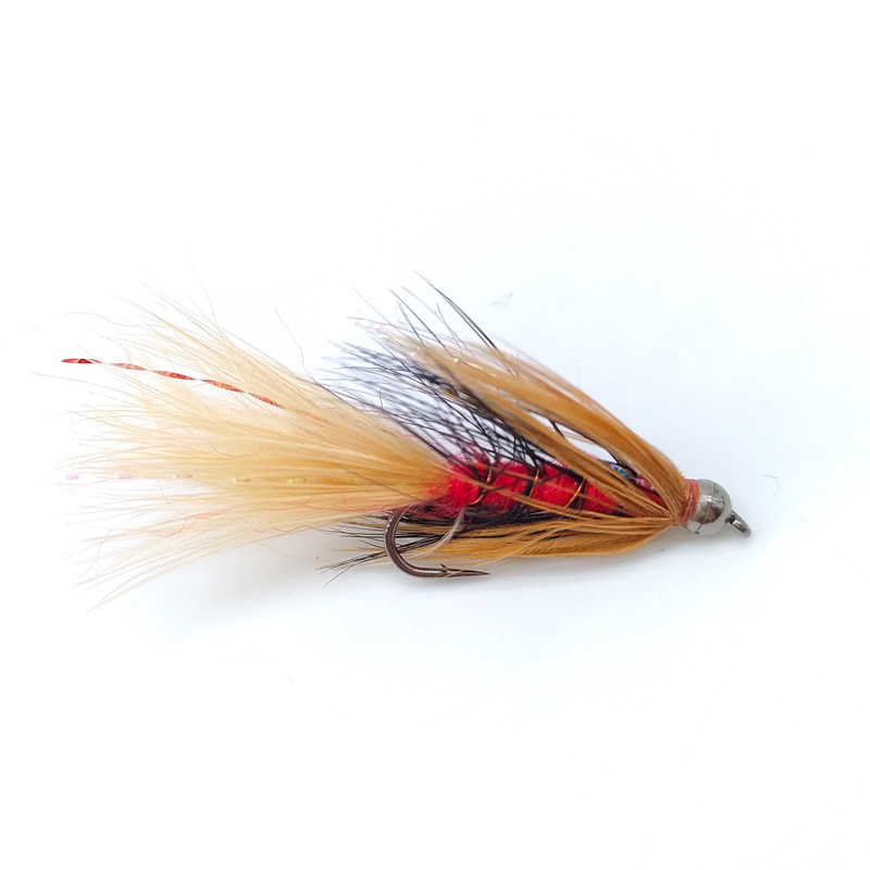 Sunflower Power Mynah Streamer Fly Fishing Flies, Hand Tied Feather Artificial Streamer Lure for Trout, Bass Freshwater Fly Fishing thumb 9