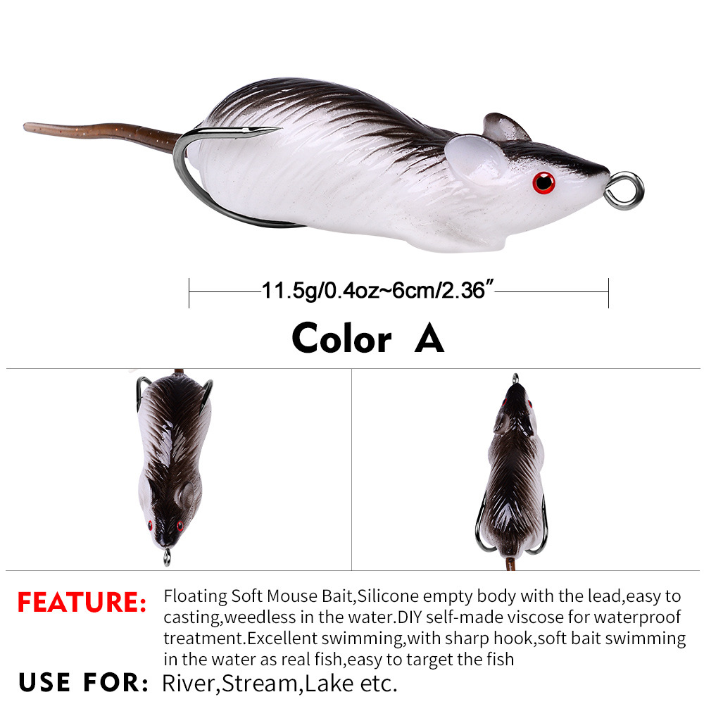 Topwater Mouse Soft Fishing Lure thumb 10