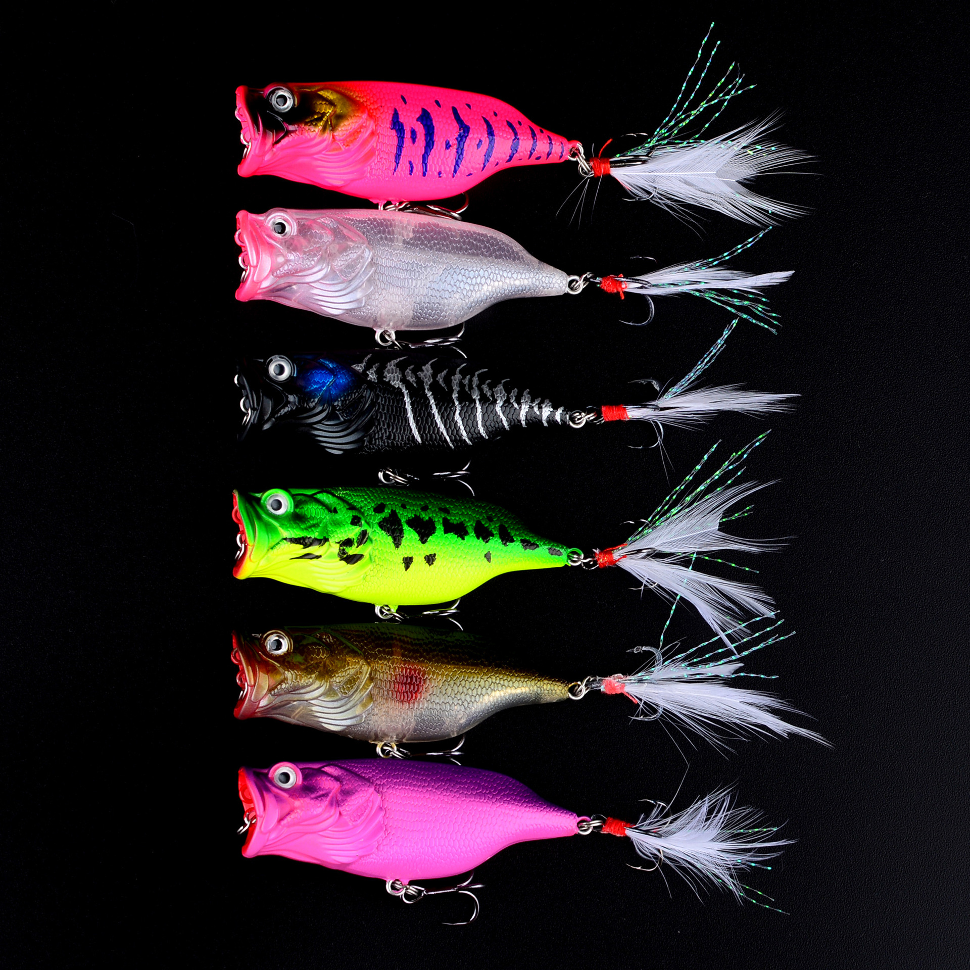 Sunflower Sinking Popper Fishing Lure Long Cast Topwater Hard Bait For Bass & Culter thumb 2