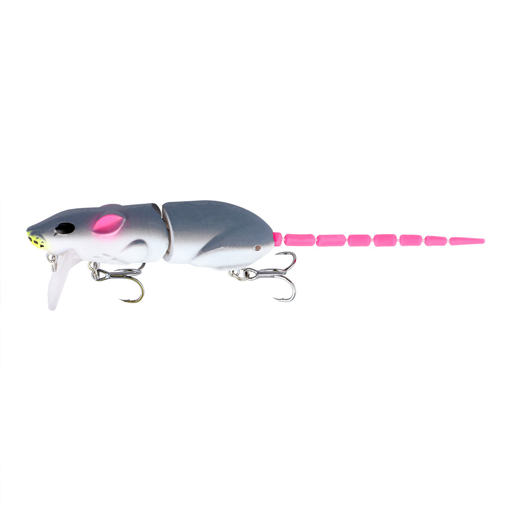Jointed Mouse Swimbait 8cm 15.5g Hard Fishing Lure For Freshwater Predator Fish thumb 7