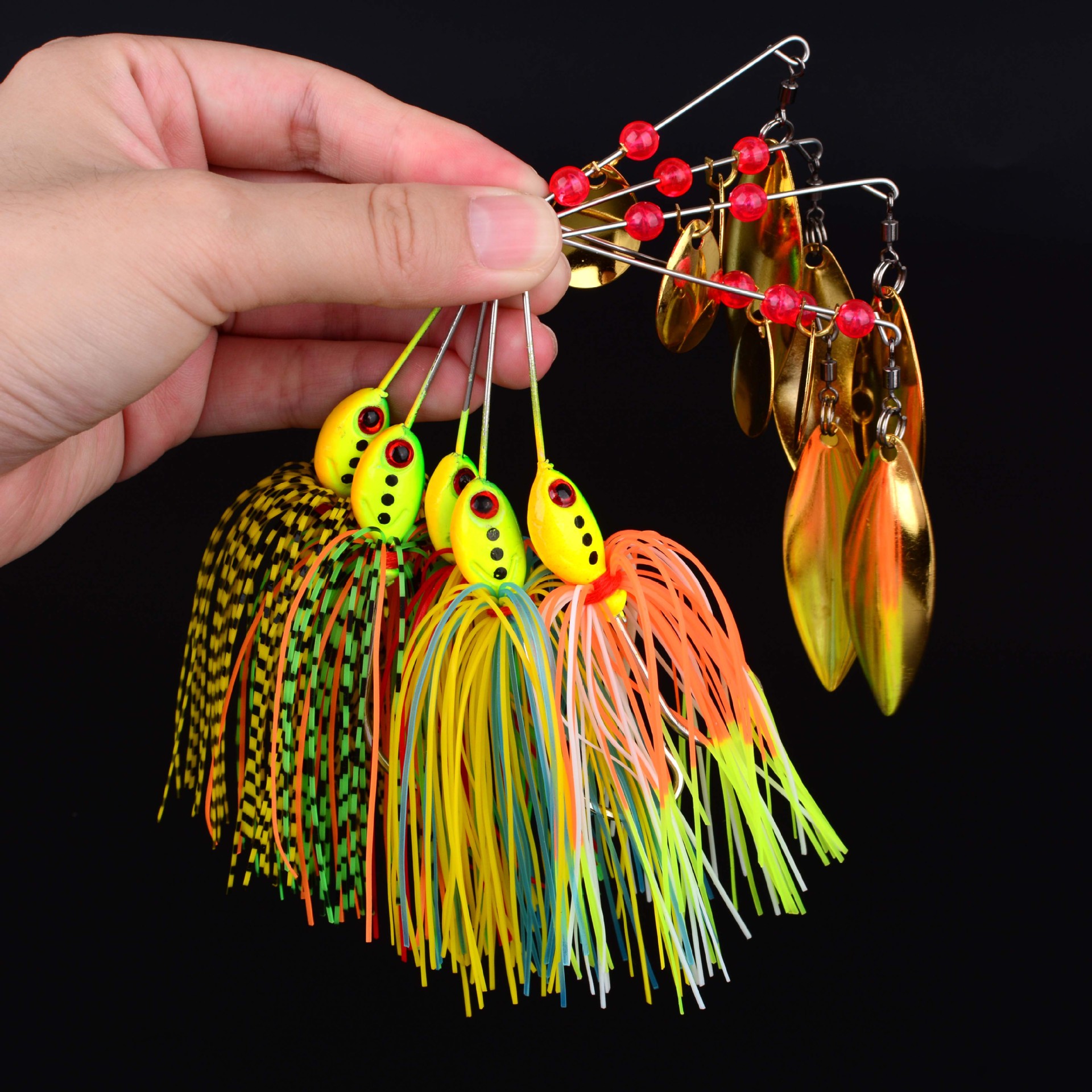 Sunflower Willow Blade Buzz Bait Spinner Lure 16g Anti-Hang Bottom Fishing Bait thumb 1