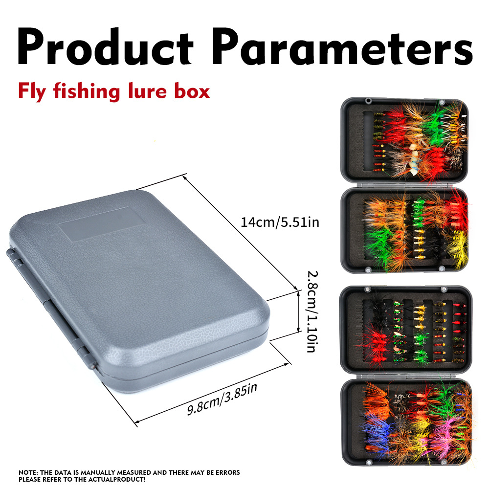 Sunflower Boxed Bionic Fly Fishing Flies Lures Micro Trout Ant Mosquito Insect Tackle