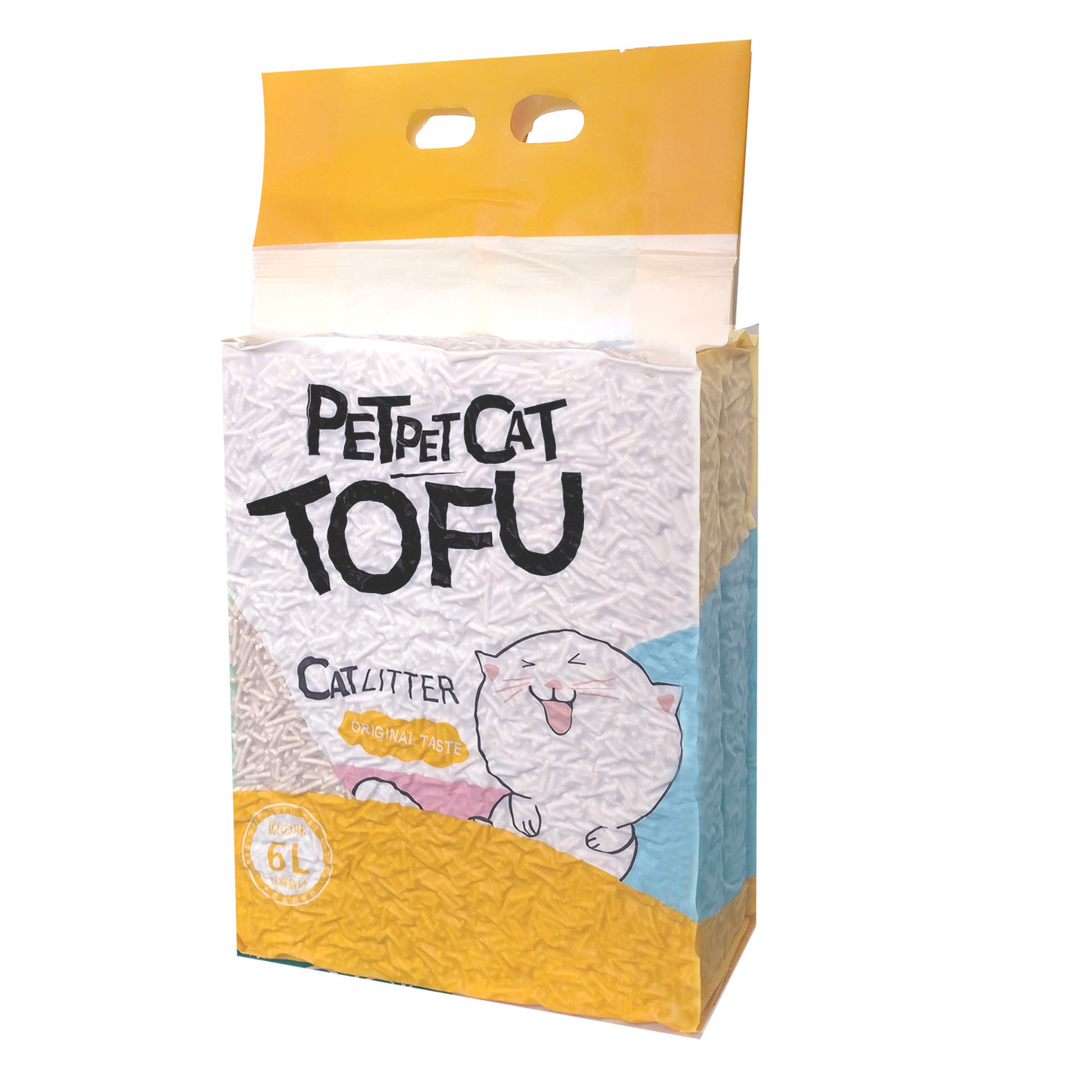 Sunflower Natural Tofu Cat Litter, Flushable Deodorant Low Dust Clumping Plant Cat Sand thumb 3