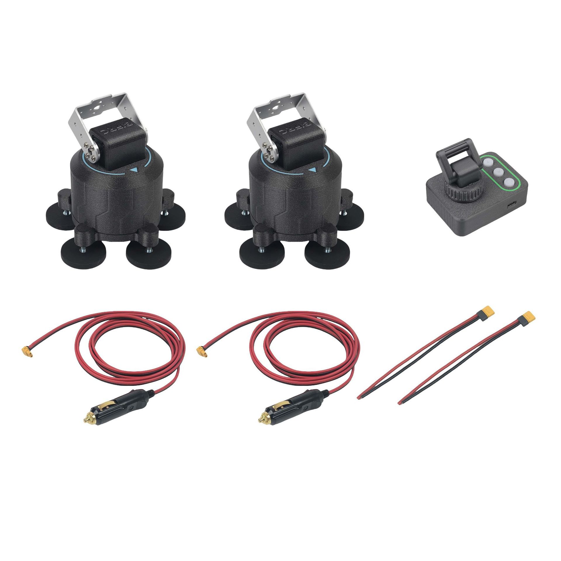 Sunflower Wireless Remote Control Servo Gimbal Pan Tilt Head, Magnetic Suction Quick Mount Holder For Car, Model Boat & Thermal Imaging Camera Outdoor Shooting