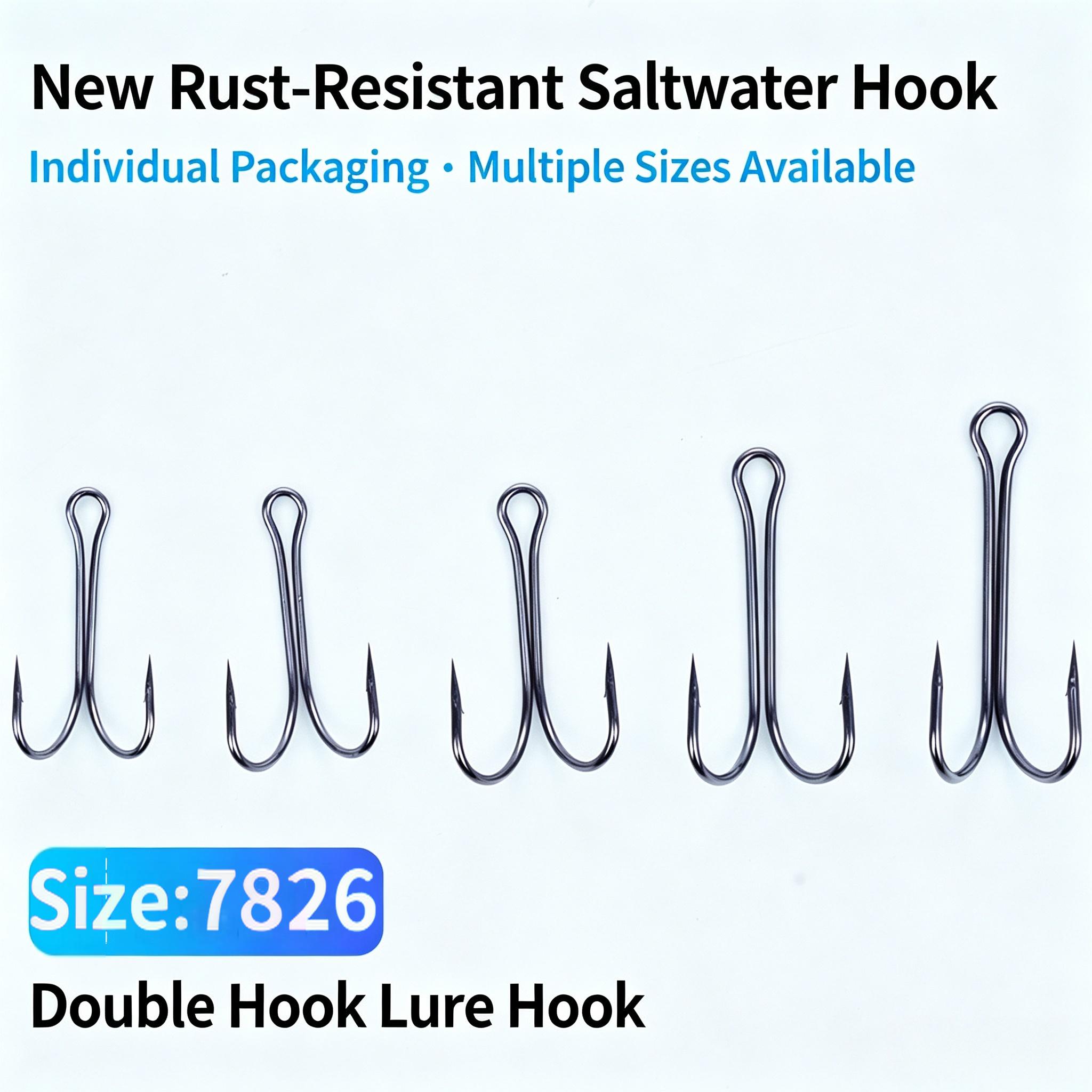 Sunflower 7826 Twin Double Fishing Hooks Lure Treble Alternative Hooks thumb 4