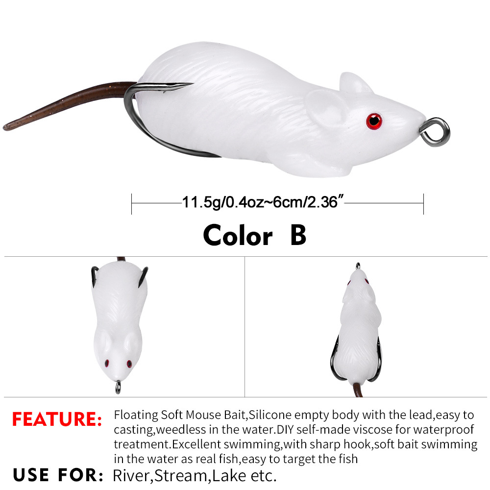 Topwater Mouse Soft Fishing Lure thumb 11