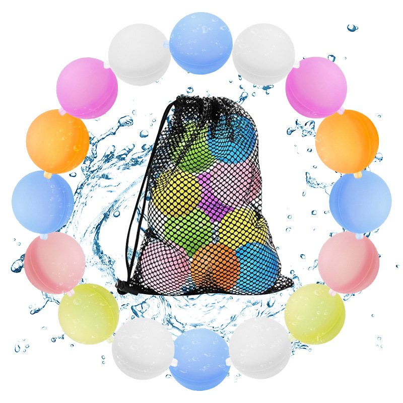 Sunflower Reusable Self-Sealing Silicone Water Balloons, CPC Certified Kids Summer Outdoor Water Fight Play Toy