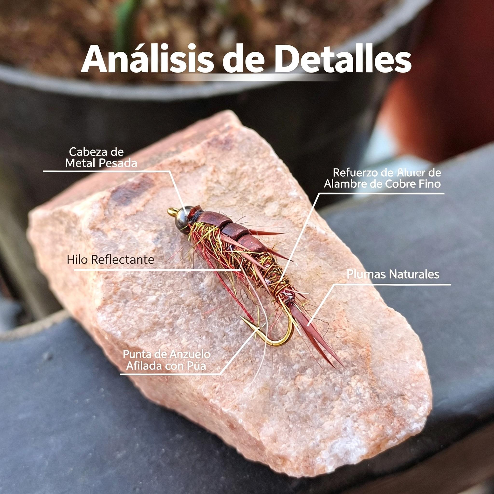 LF651 Stonefly Nymph Fly Fishing Flies | Hand Tied Trout Nymph Lures thumb 5